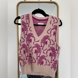 Anthropologie sweater vest